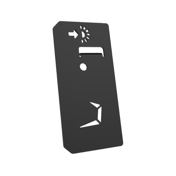 PV-SHELL - BLACK - Profilabschluss - schmal - links